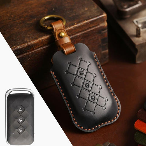 1pc PU Keychain Holder with Universal Fit for Automotive Keys | Durable & Stylish Design